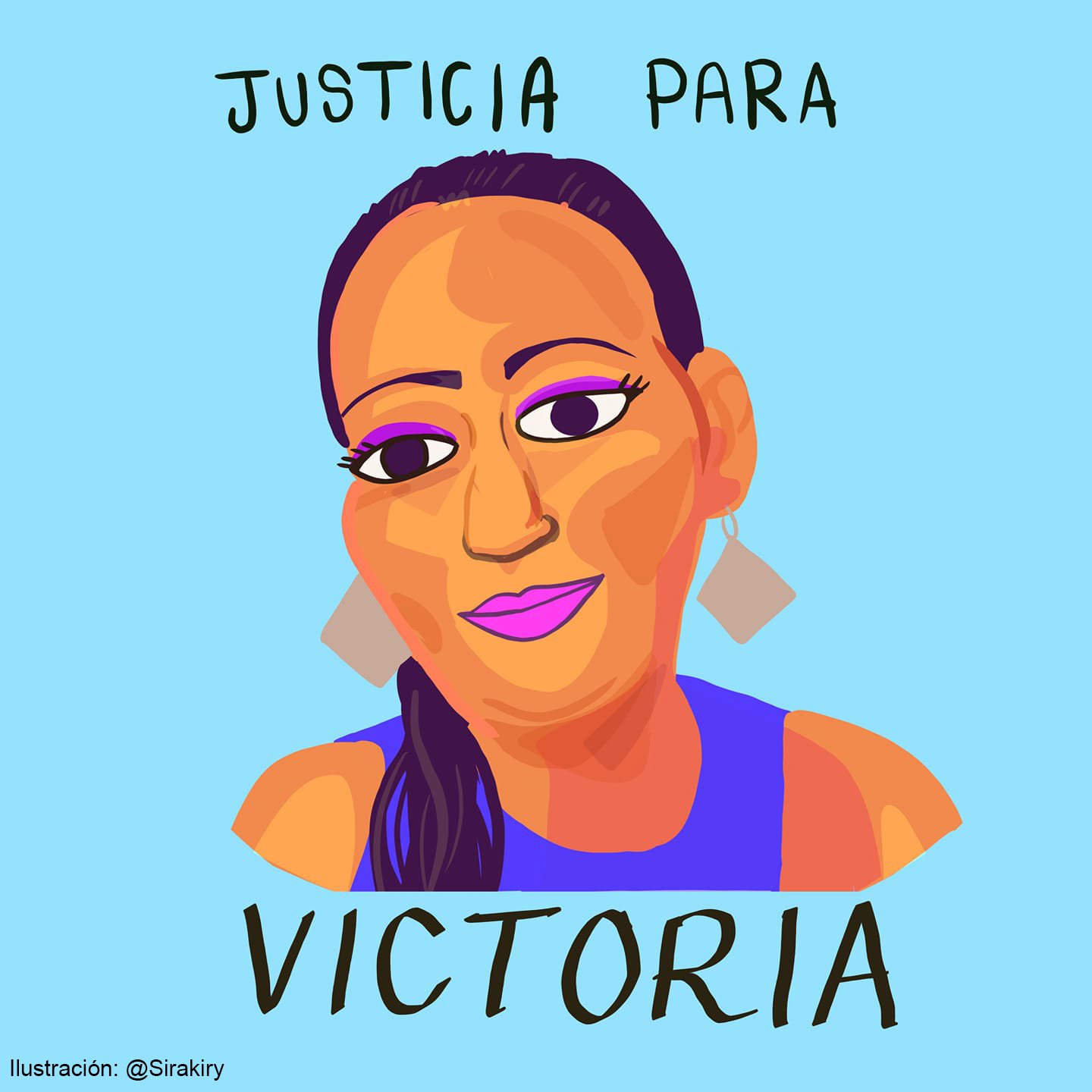 Exigen justicia por el feminicidio de Victoria Salzar en Tulum, Quintana Roo (Foto: Twitter/@ONUDHmexico/Ilustración/@sirakiry)