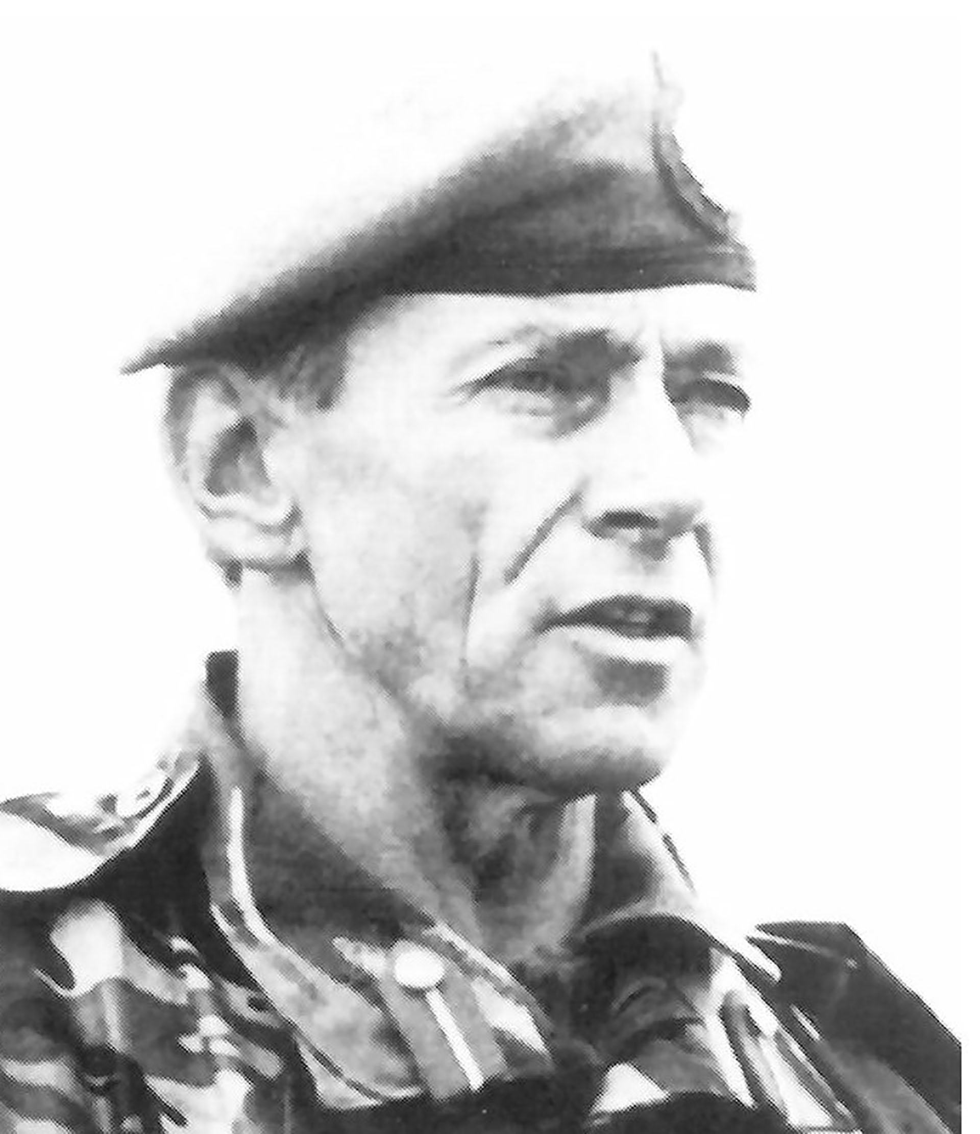 Jeremy Moore, el comandante británico. El día anterior a la rendición salvó su vida en un ataque aéreo. 