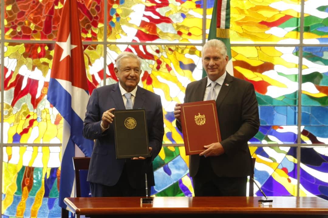 El gobierno de México y el régimen de Cuba firmaron un acuerdo bilateral en materia de salud para la cooperación ante emergencias sanitarias (Foto: Twitter@PresidenciaCuba)