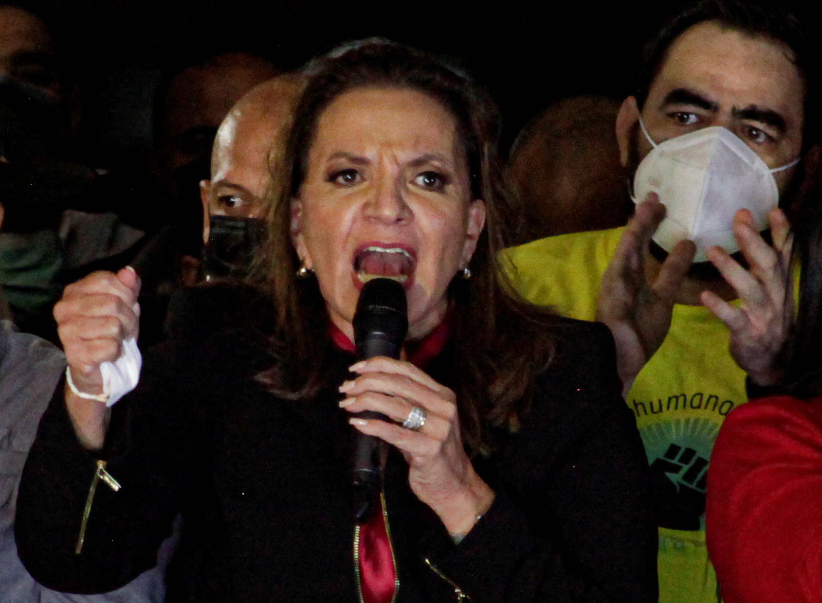 La presidenta electa de Honduras, Xiomara Castro