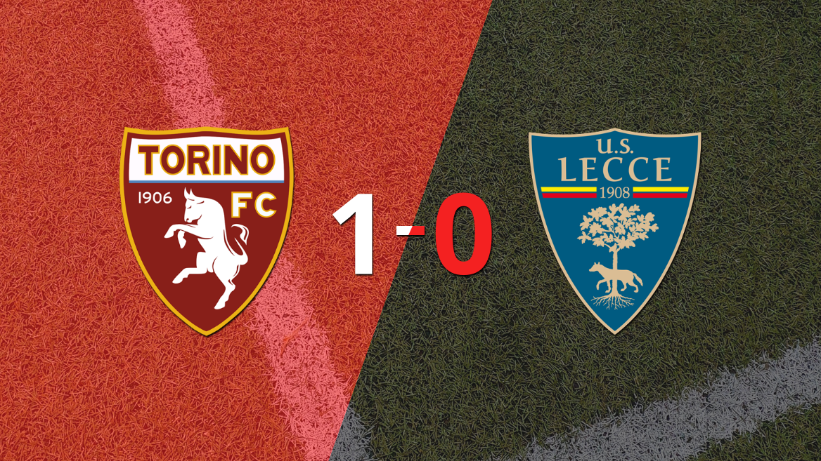 En su casa Torino derrotó a Lecce 1 a 0