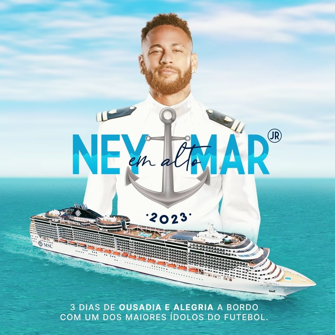 El diseño de presentación de "Neymar en Alta Mar"