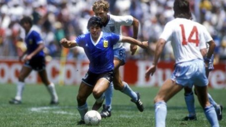 La mítica camiseta que Maradona usó contra Inglaterra en México 86