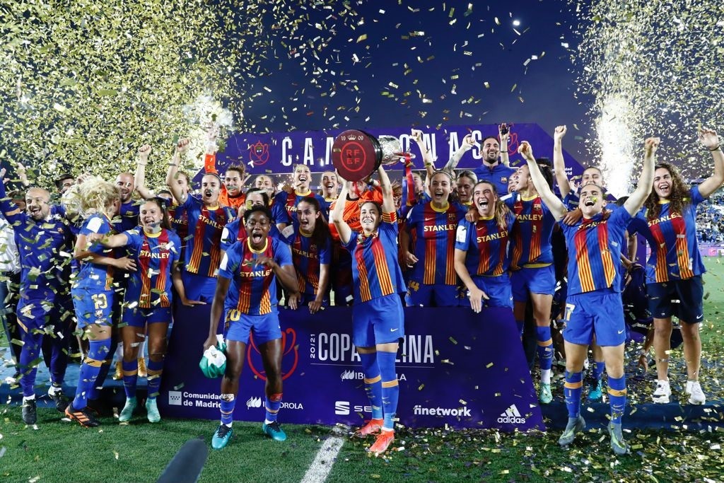 Fútbolcopa Reina El Barça Femení Logra El Triplete Y Se Equipara Al 