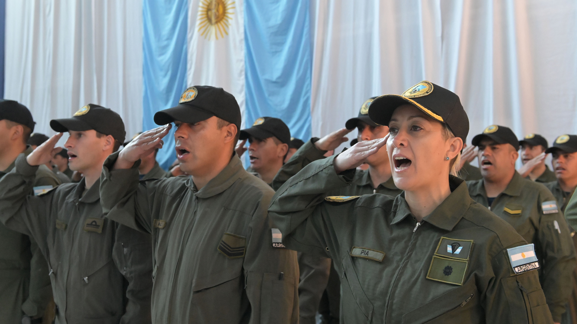 Primera mujer del cuerpo comando que fue a la Antártida (Fernando Calzada)