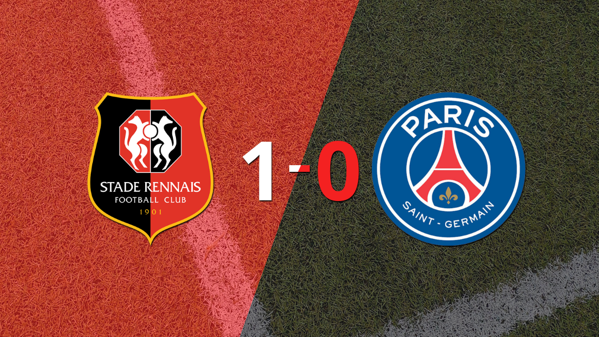 En su casa Stade Rennes derrotó a PSG 1 a 0