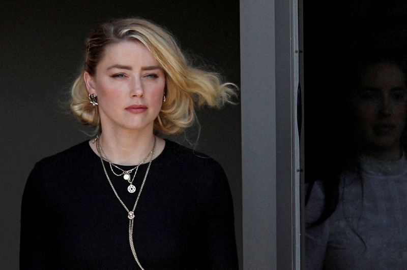 FILE IMAGE.  Amber Heard leaves the court after the announcement of the verdict (REUTERS / Tom Brenner)