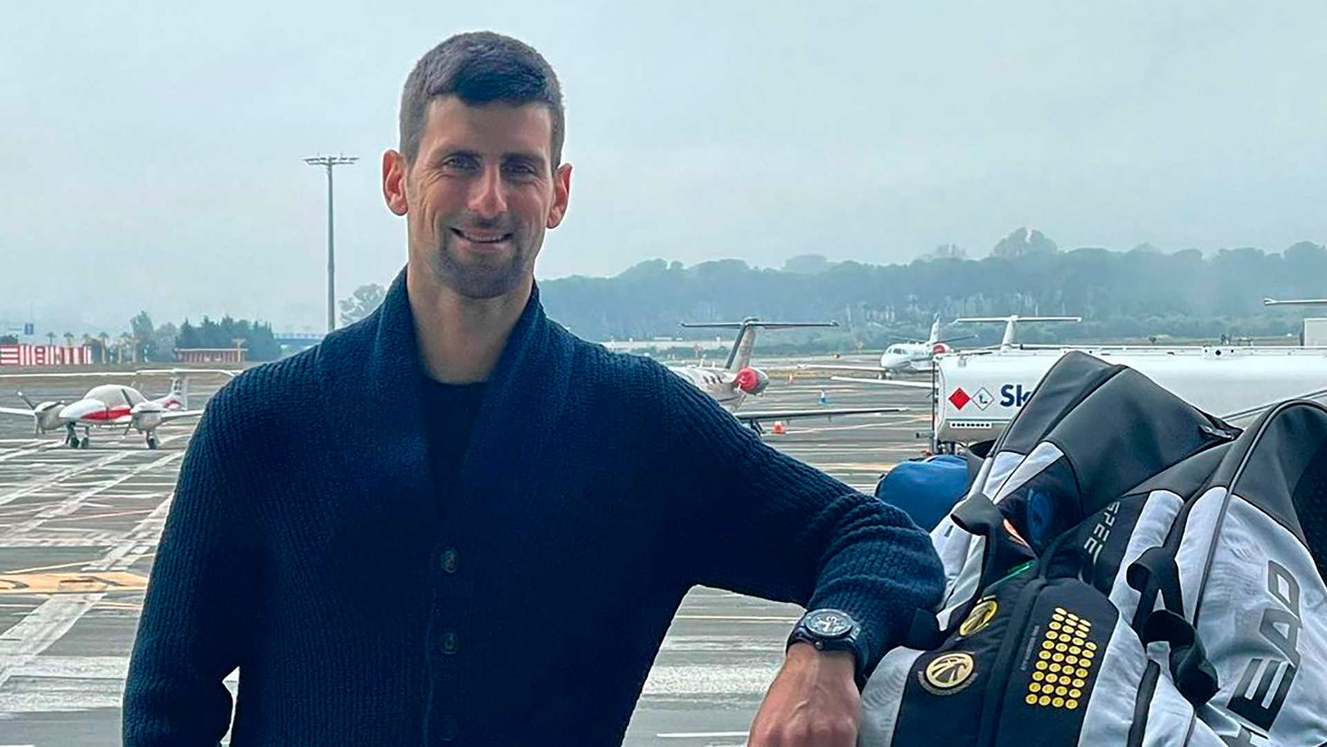 Djokovic protagoniza un escándalo internacional tras su arribo a Australia (Instagram/Novak Djokovic)