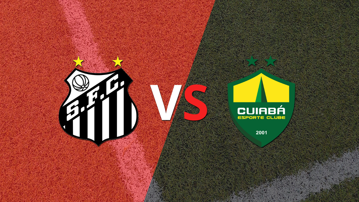 Santos y Cuiabá empataron 1 a 1