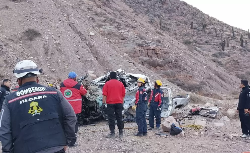 Desbarranc&oacute; una camioneta en la ruta que va a las Salinas Grandes de Jujuy y muri&oacute; un hombre
