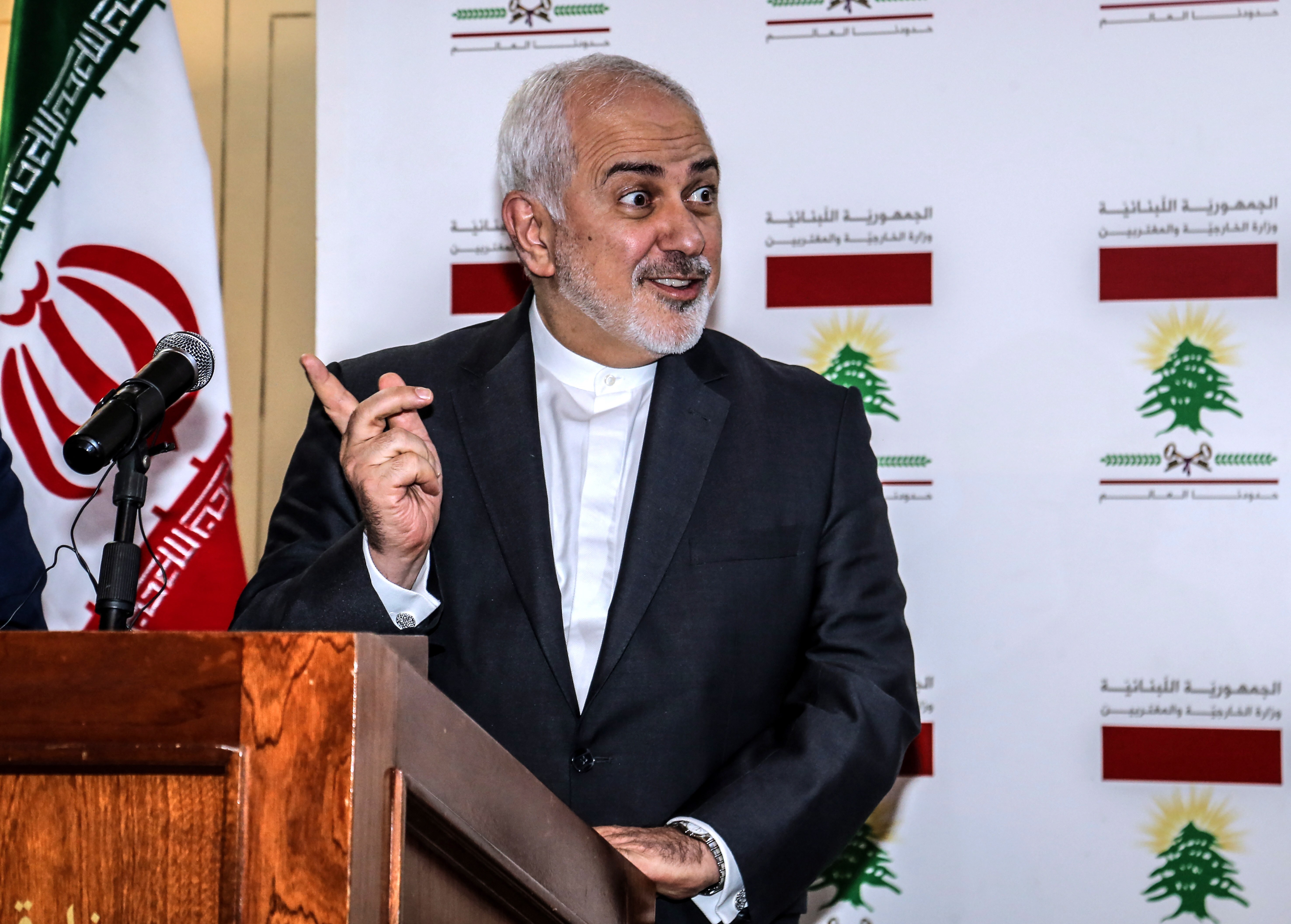 El ministro de Exteriores iraní, Javad Zarif. EFE/ Nabil Mounzer/Archivo