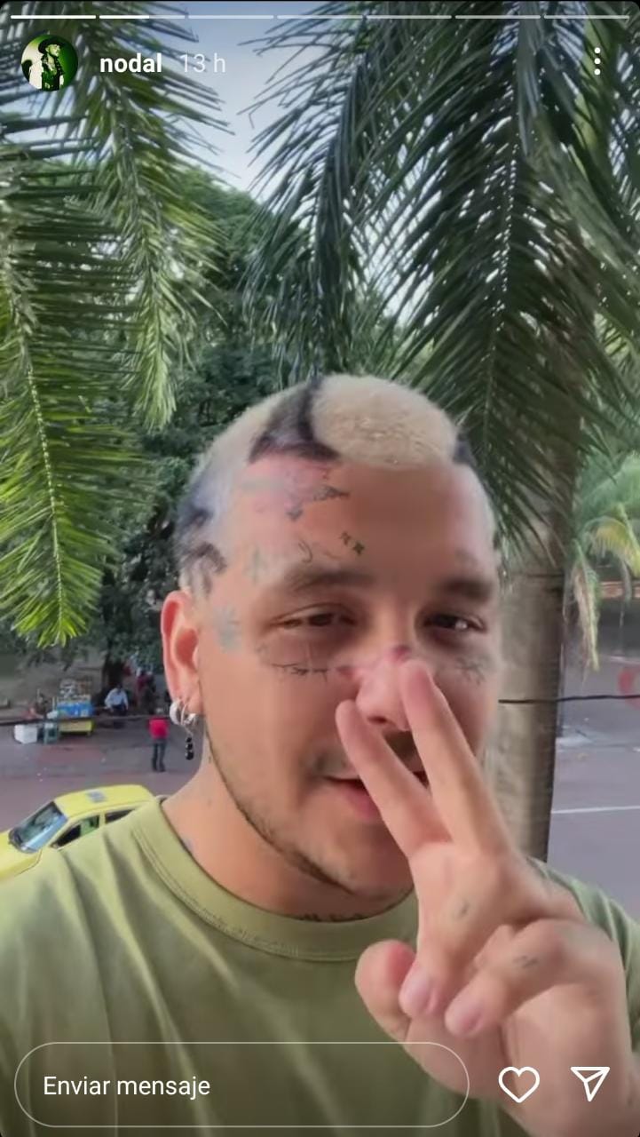 Christian Nodal se tomará un descanso de la música por dos meses (Captura: Instagram @nodal)