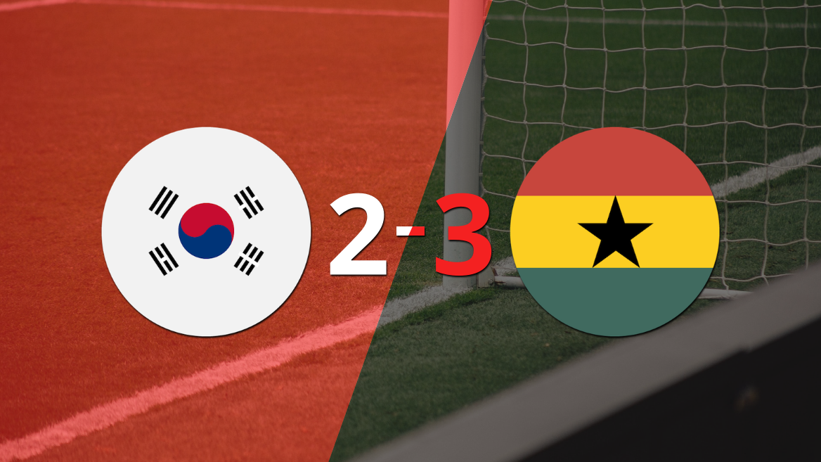 Mundial 2022: Rep. de Corea no pudo con Ghana y perdió 3 a 2