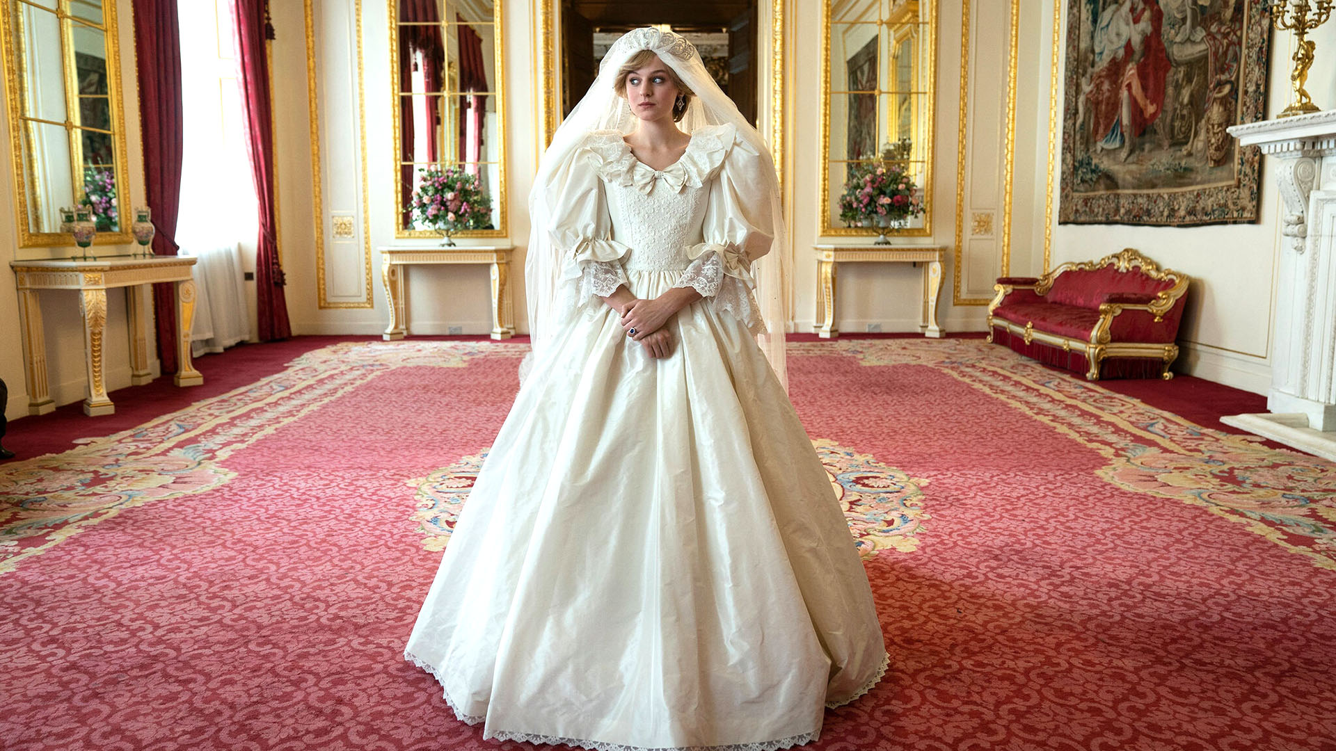 Lady Di ( Emma Corrin) es una escena de "The Crown"