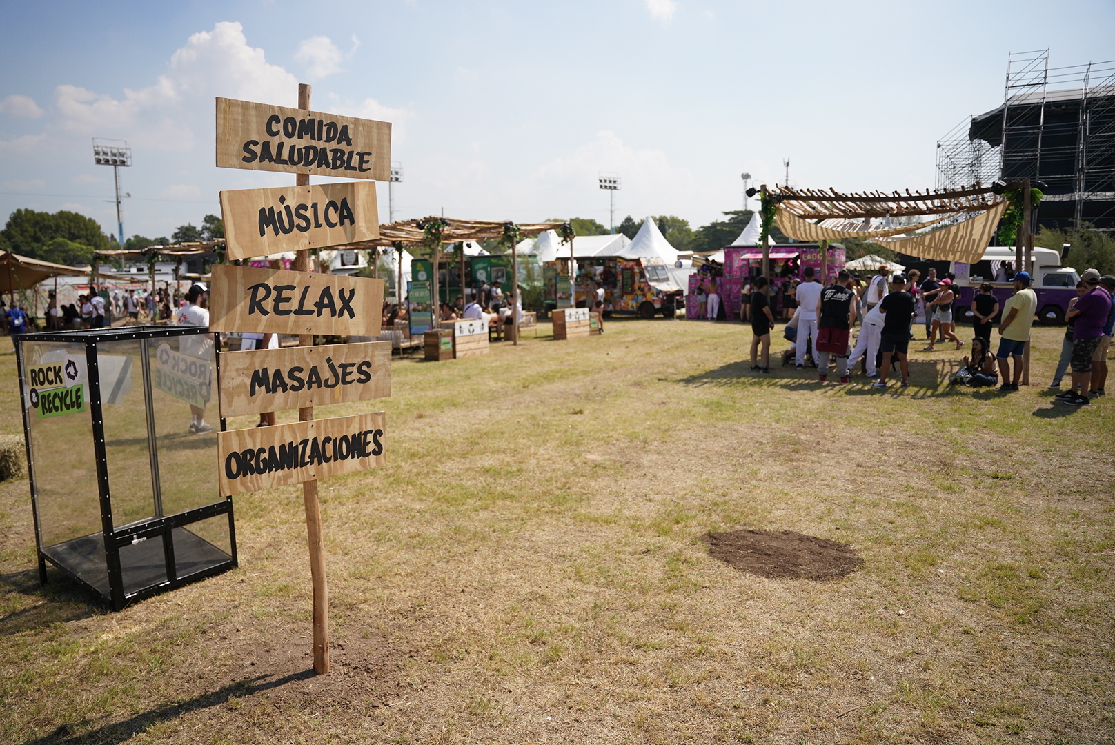 From awareness talks to plant-based menus: Lollapalooza's ecological proposal (Franco Fafasuli)