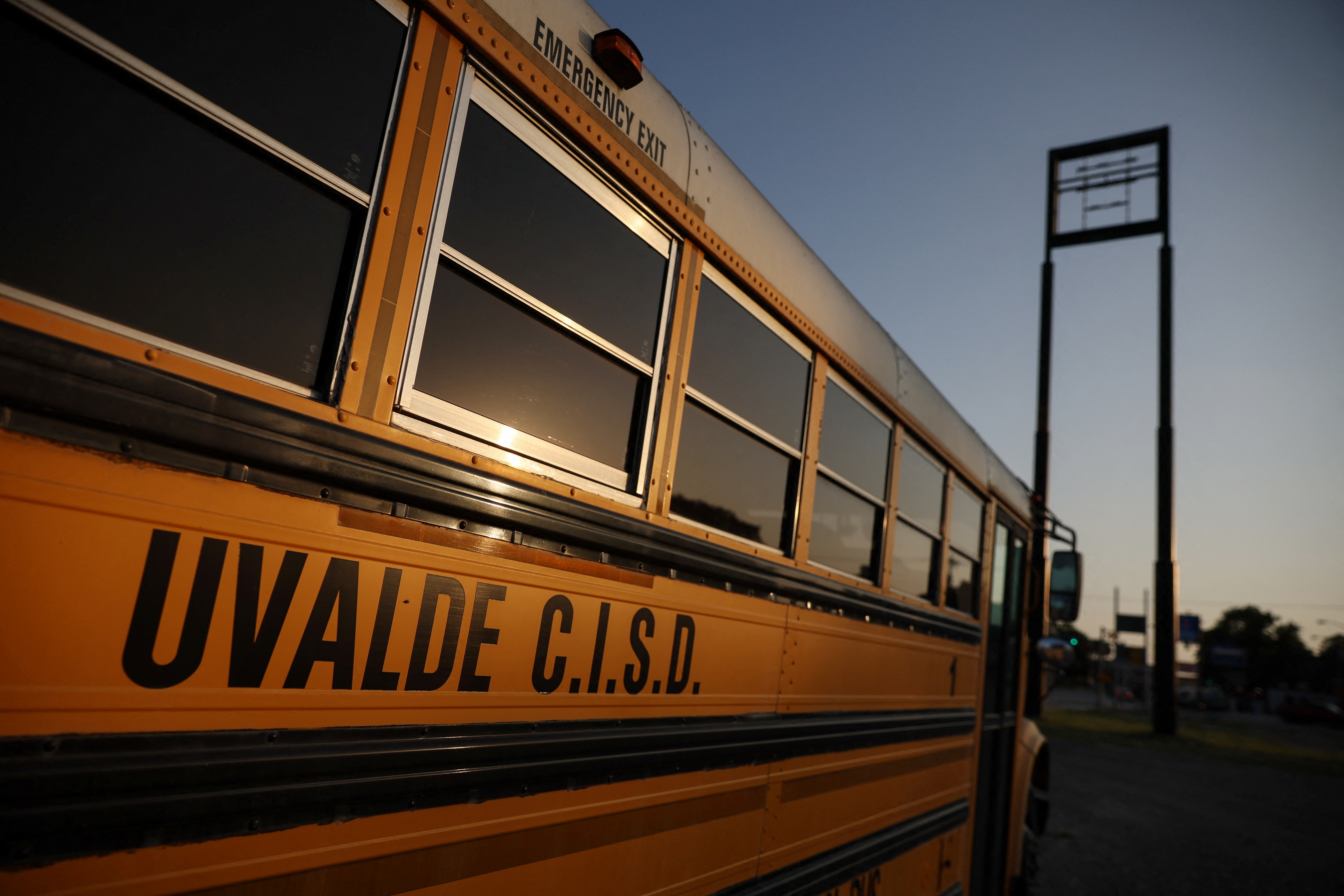 Autobus escolar de Uvalde (REUTERS/Shannon Stapleton)