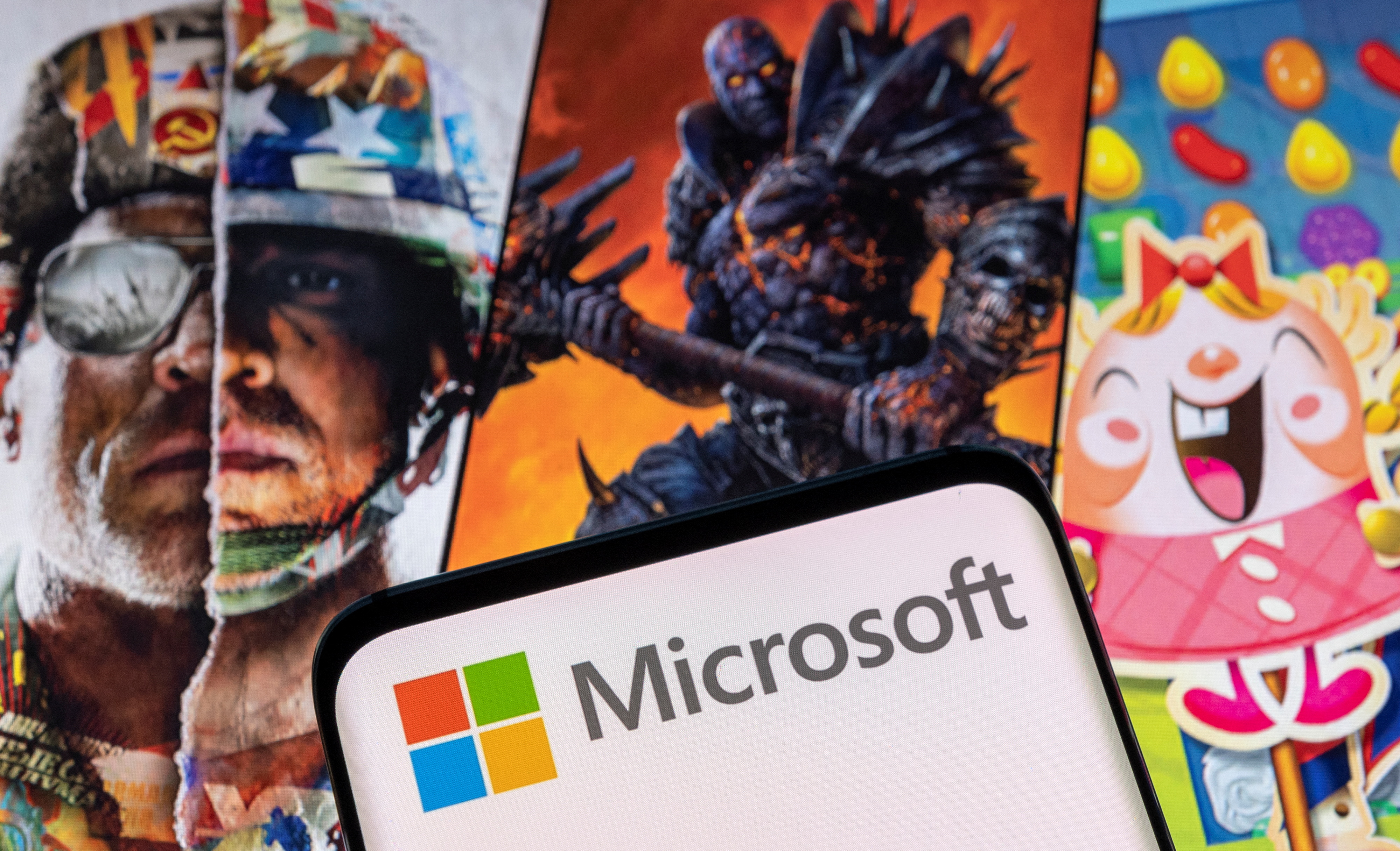Microsoft y juegos de Activision, la empresa que compró (Reuters)