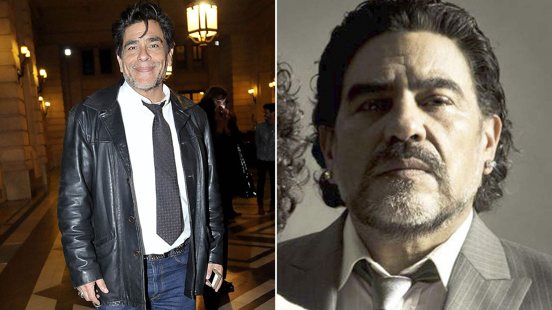 Juan Palomino como Diego Maradona 