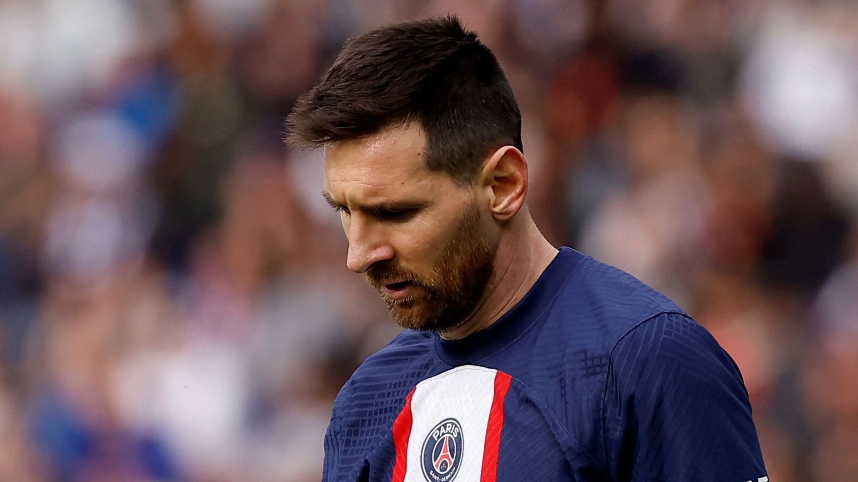Lionel Messi en los últimos días en el PSG REUTERS/Christian Hartmann/File Photo