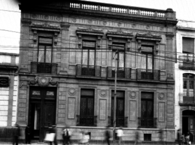Construcción colonia Roma en el año de 1920. (Foto: Mediateca/INAH)