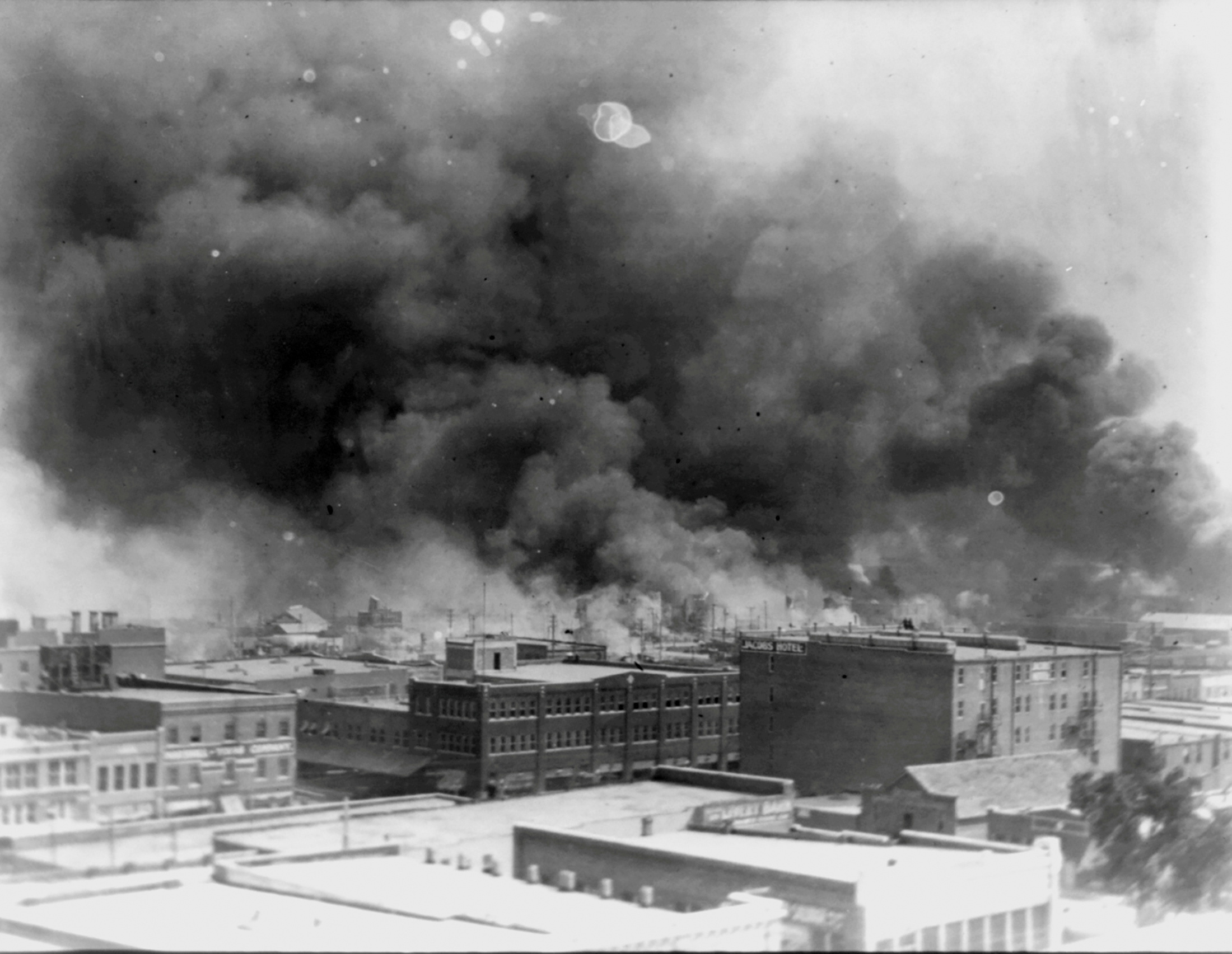 Decenas de edificios fueron destruidos por aviones que arrojaban dinamita (Library of Congress/Handout via REUTERS)