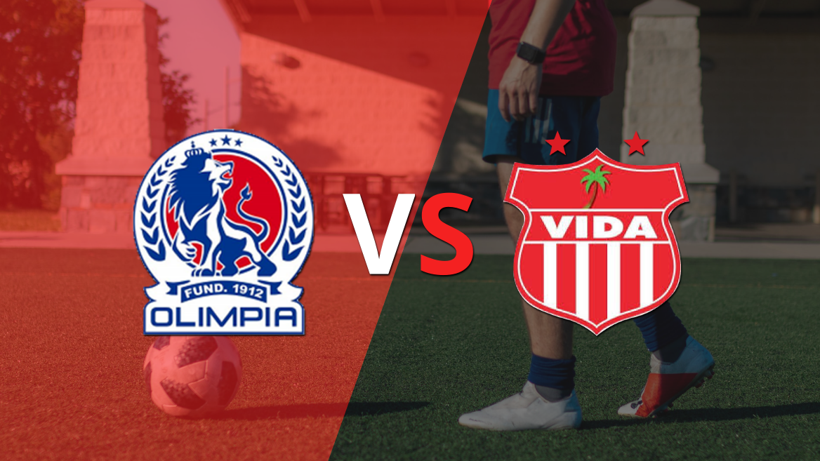 Con dos goles, CD Olimpia se impuso a Vida en el estadio Estadio Tiburcio Carías Andino
