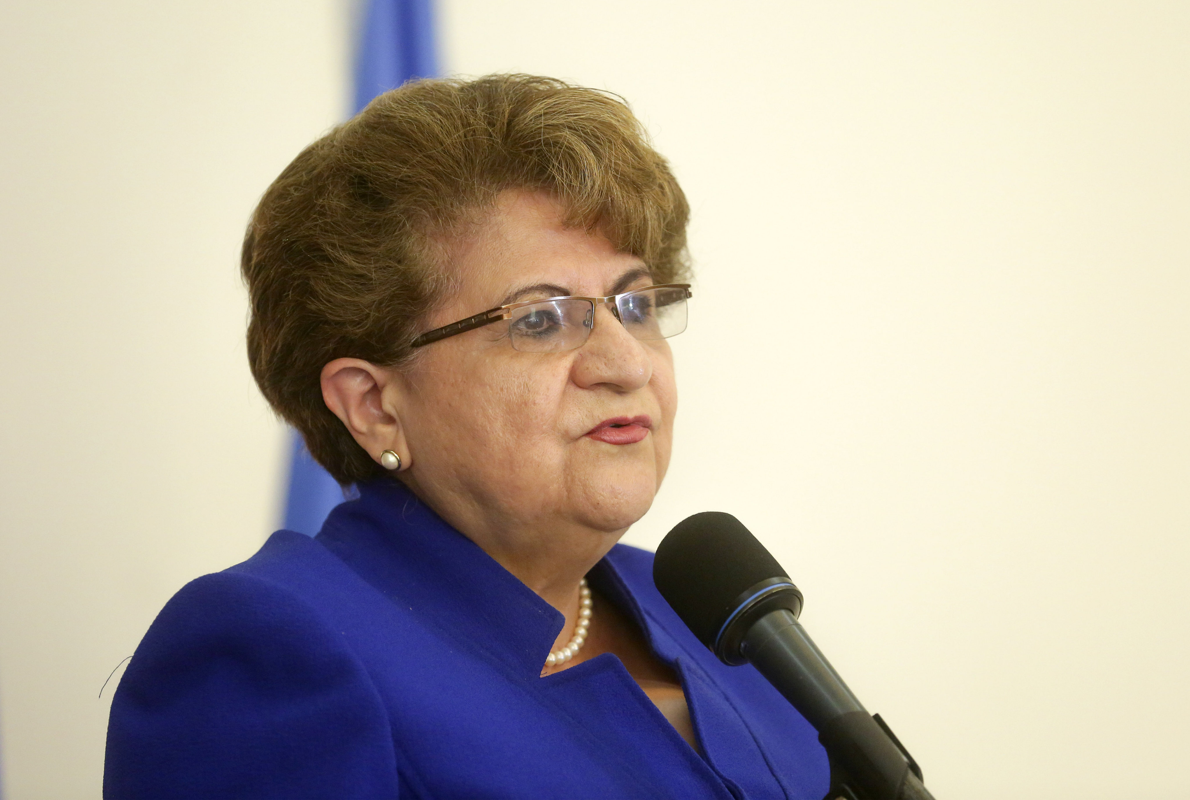 La ex alcaldesa de San Salvador Violeta Menjivar