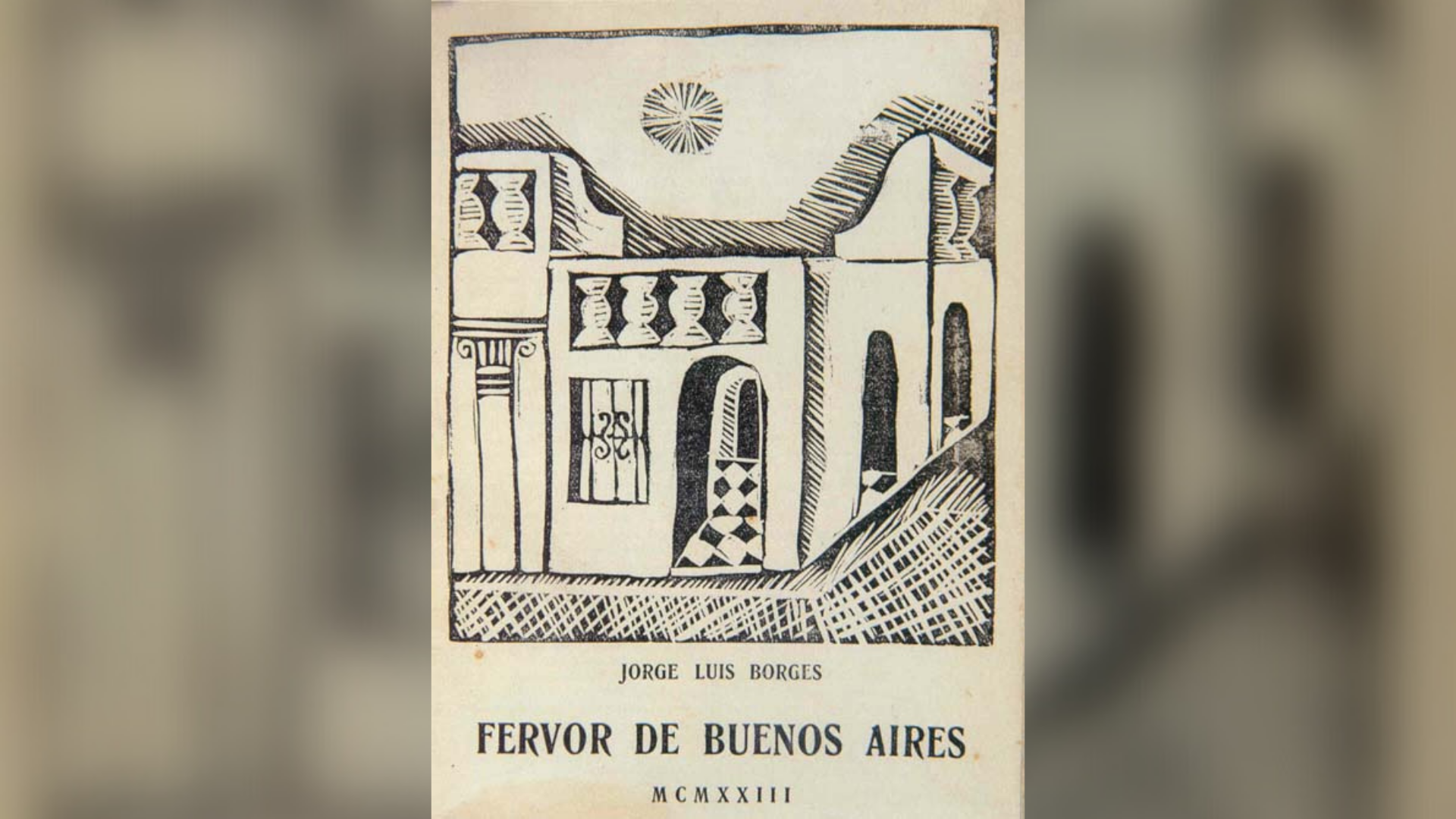 Primera edición de "Fervor de Buenos Aires" (1923)