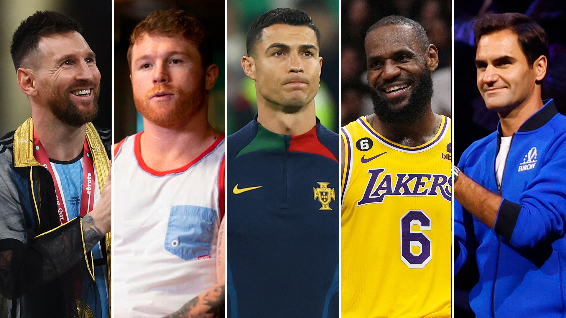 With Messi at the top: the list of the 50 athletes who earned the most money in 2022