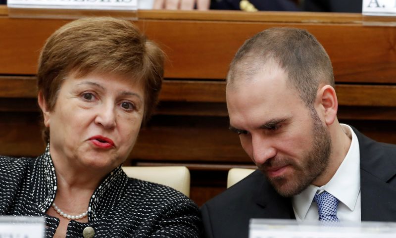 Georgieva y Guzmán compartirán un seminario de deuda organizado por el Vaticano como lo hicieron en febrero de 2020.
REUTERS/Remo Casilli