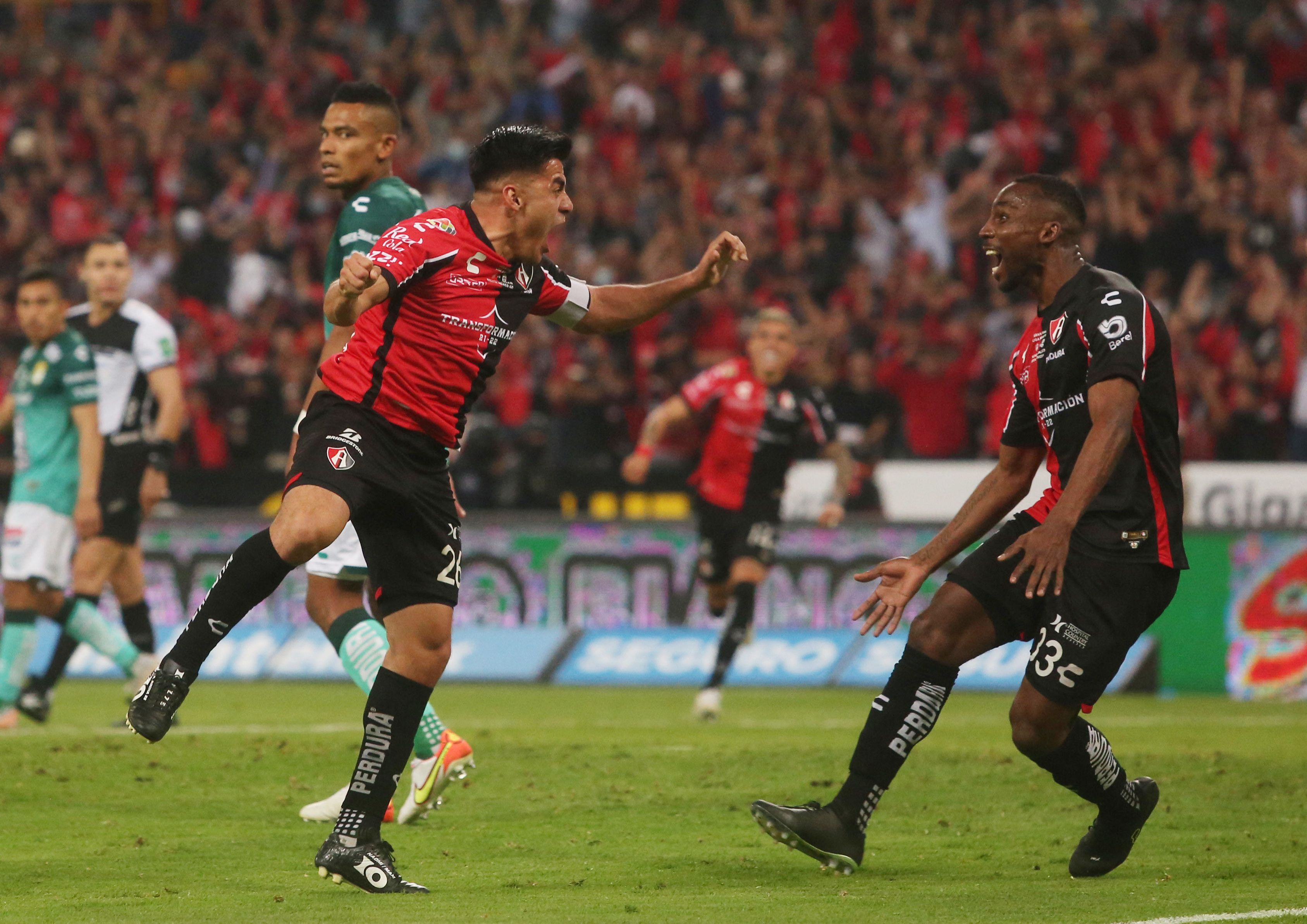 Será la primera vez que León y Atlas se enfrenten después de la final del Apertura 2021 (Foto: REUTERS/Fernando Carranza García)