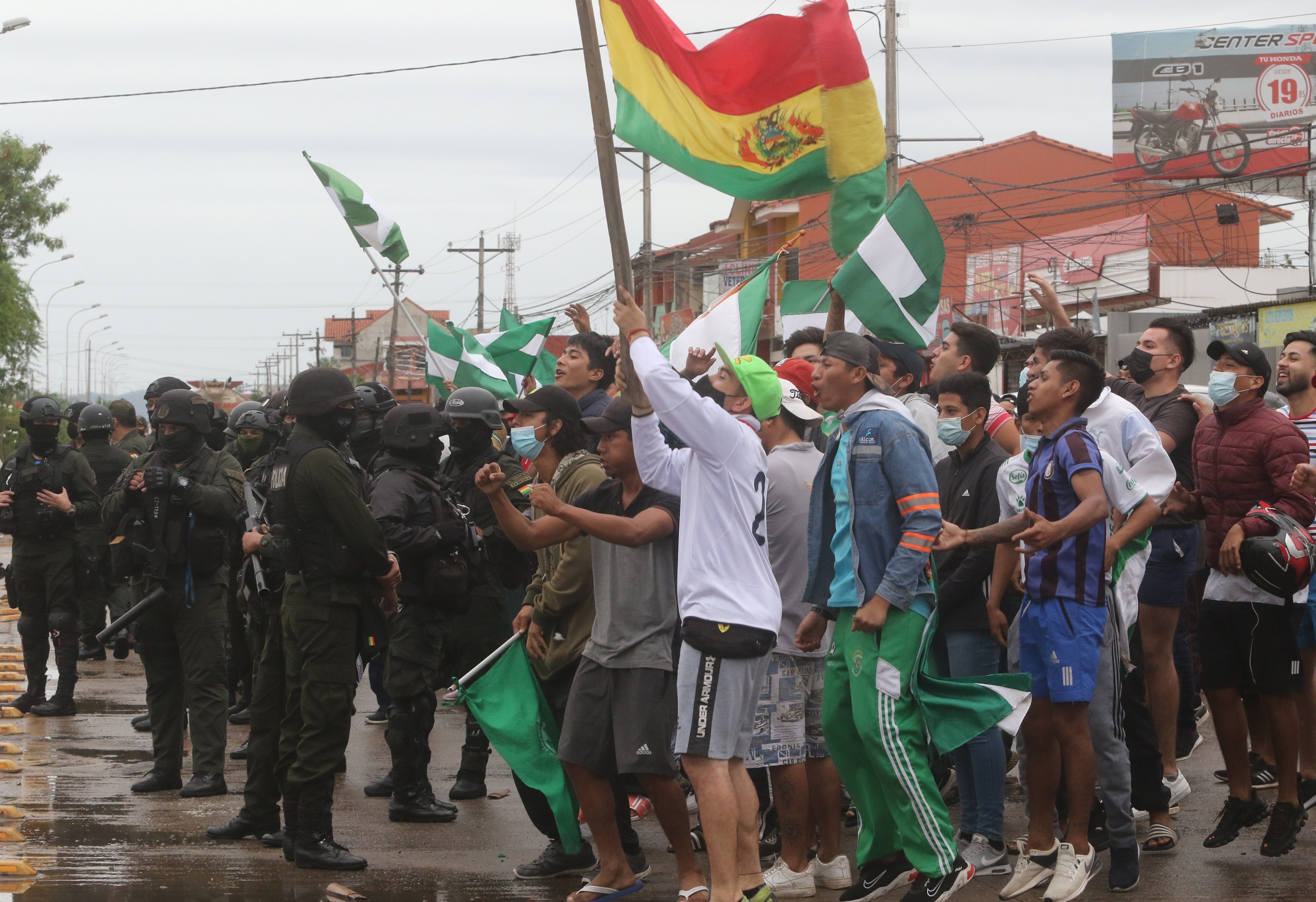 Protesta opositora en Santa Cruz, Bolivia (EFE/archivo)