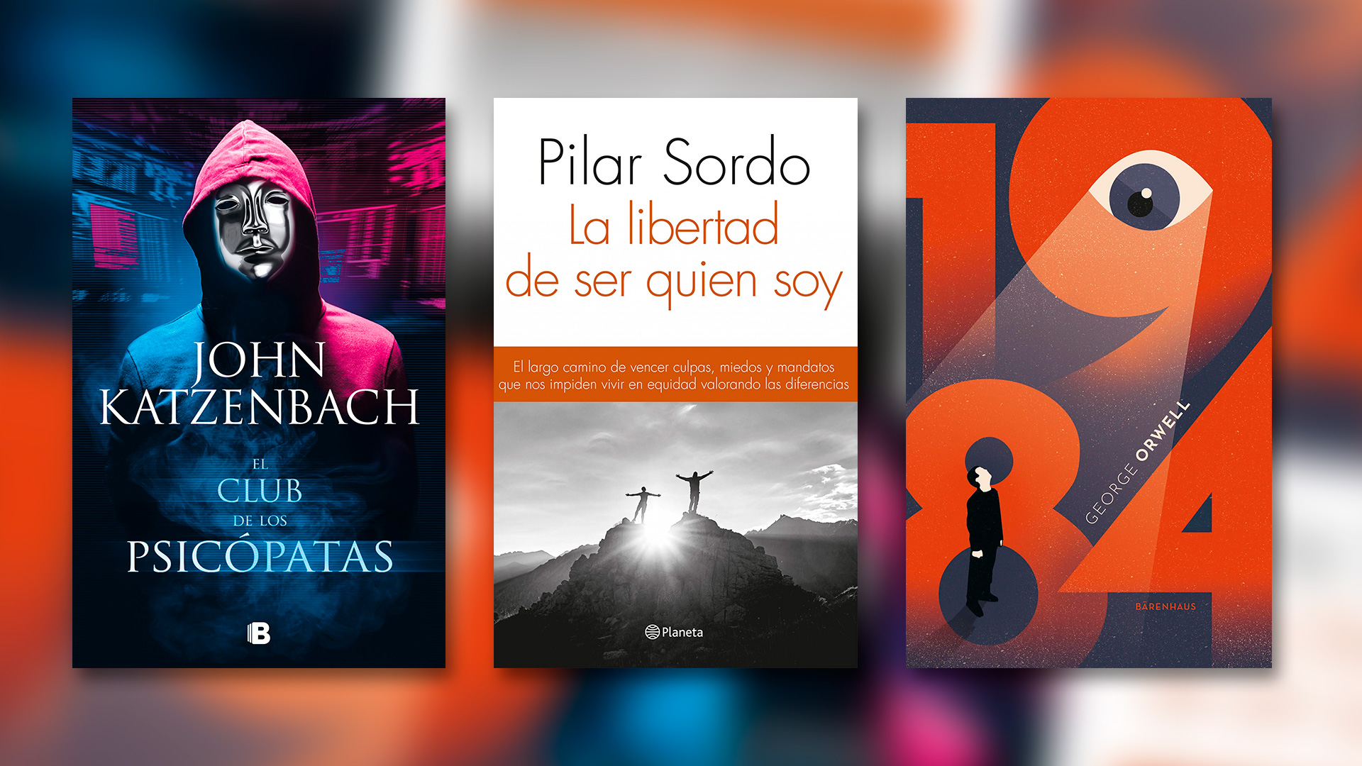 Qué leer el fin de semana: John Katzenbach, George Orwell y Pilar Sordo a menos de 550 pesos argentinos