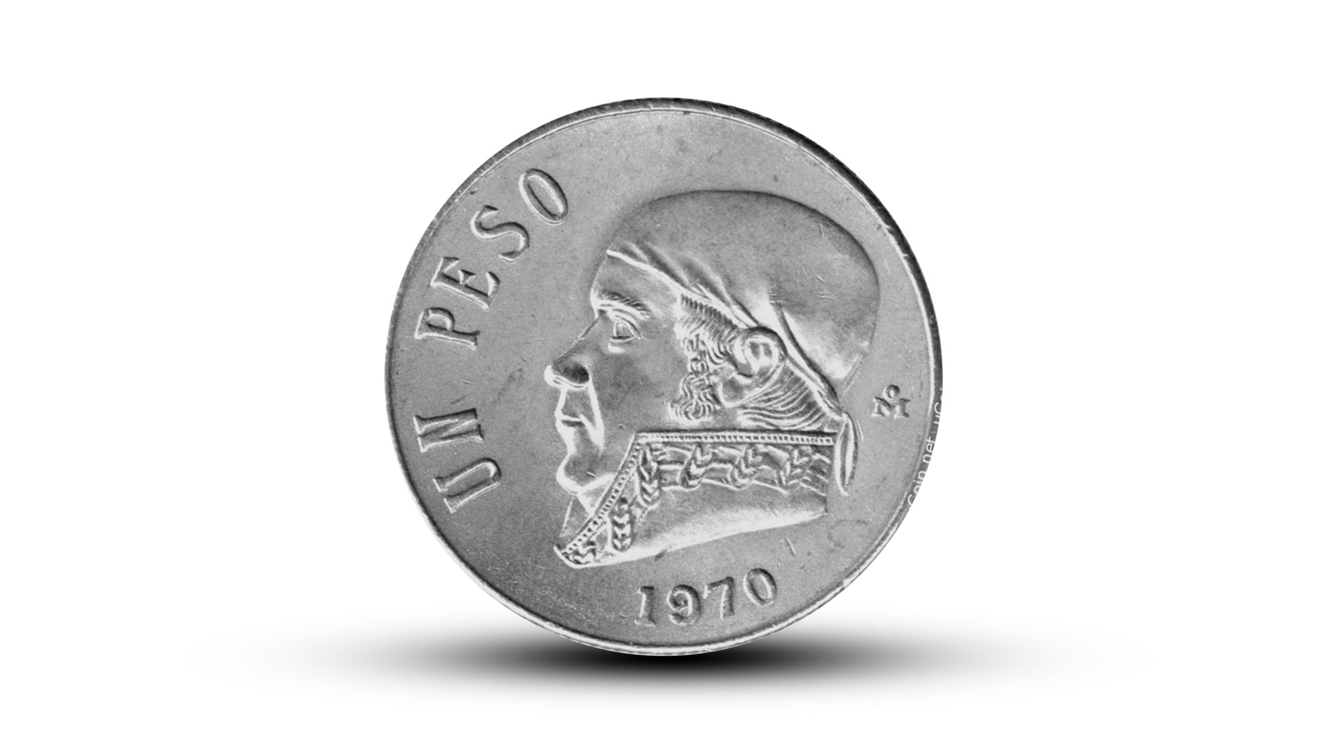 Una moneda antes de esta que era de plata Ley 100 tiene más valor. Esta es de 1970 y es de níquel. (Foto: Infobae)