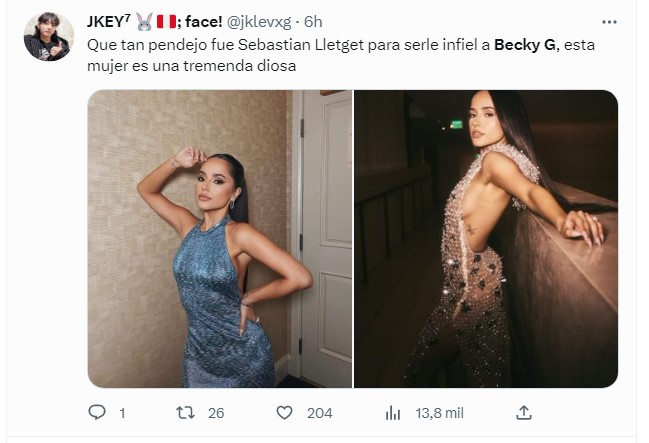 Fanáticos peruanos reaccionan a infidelidad de Becky G.