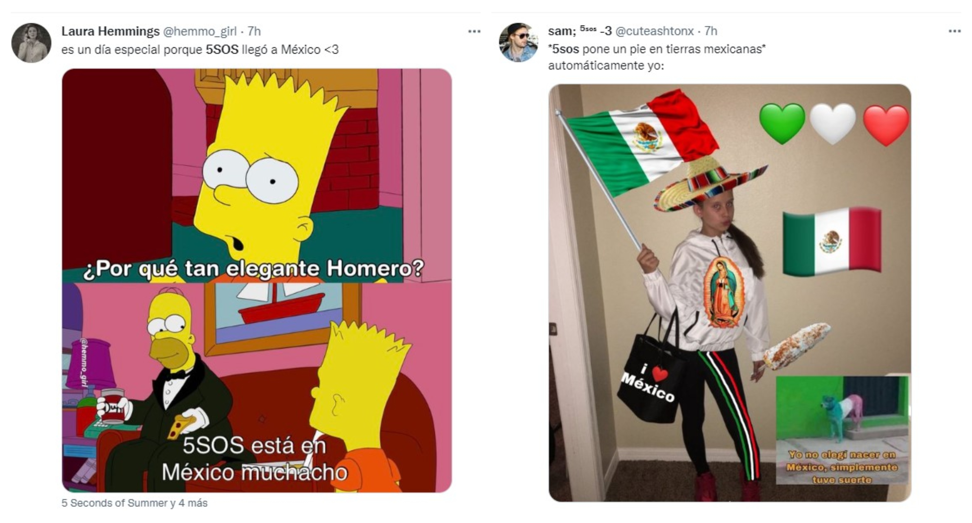 Fanáticas de 5 Seconds of Summer expresaron su emoción con memes por ver a la banda australiana de regreso en México (Fotos: Twitter)