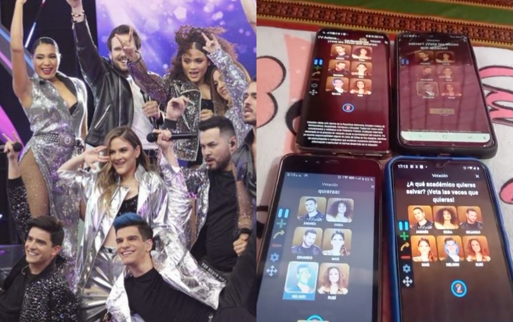 Network users viralized people who relied on other applications to automate votes (Photos: laacademiatv/TikTok)
