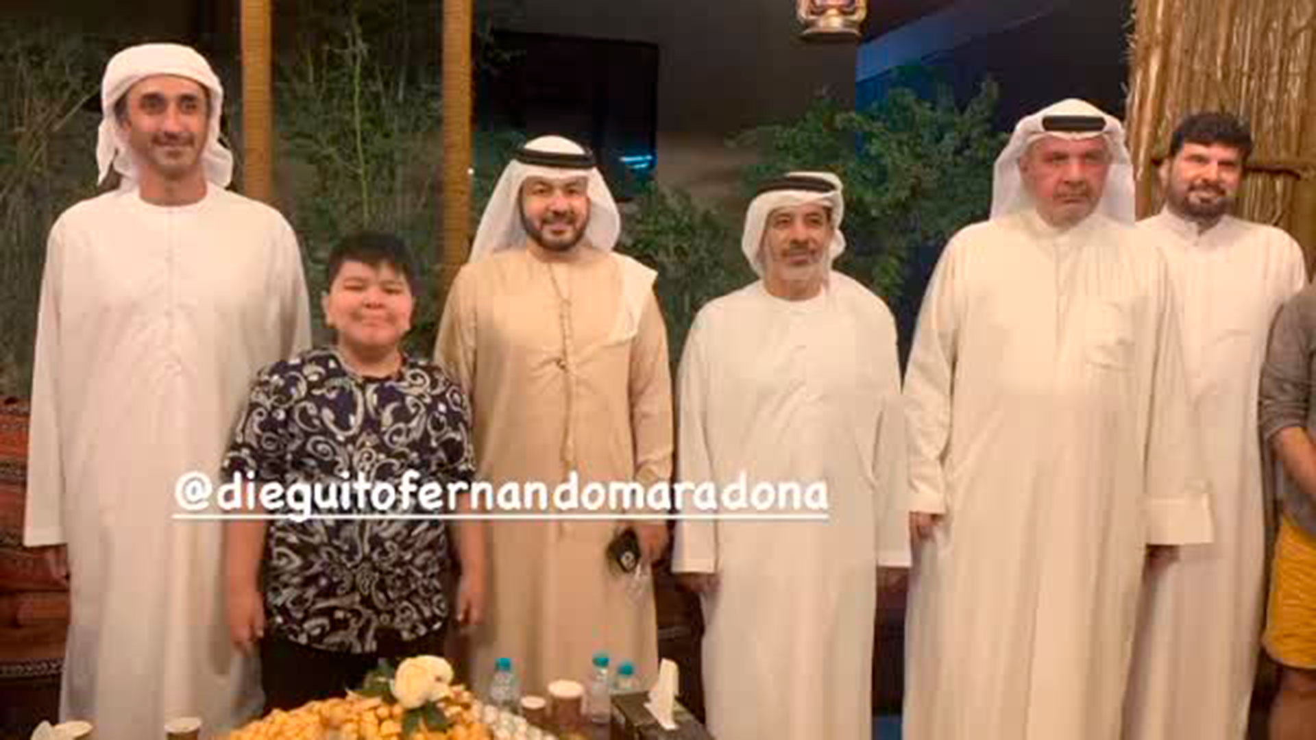 Dieguito Fernando en Dubai