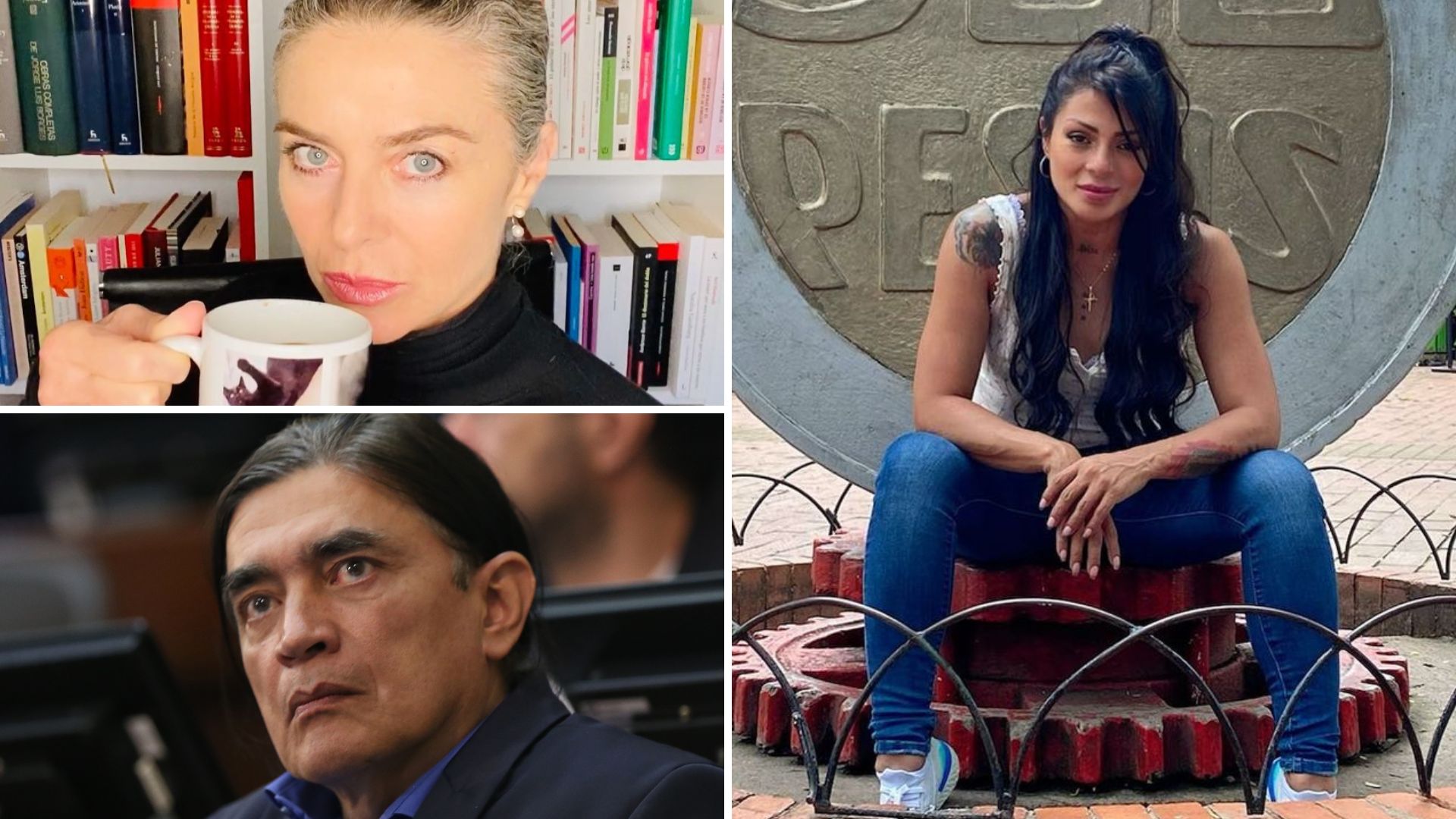 La actriz y el senador realizaron algunas publicaciones para la cantante y ella respondió de inmediato, "Ya van 2 que amanecieron enamorados de mi !". Fotos: @margaritarosadefrancisco / Colprensa / @marbelle.oficial