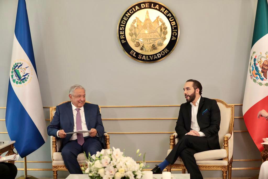 AMLO met this Friday, May 6, with his Salvadoran counterpart, Nayib Bukele (Photo: Government of Mexico)