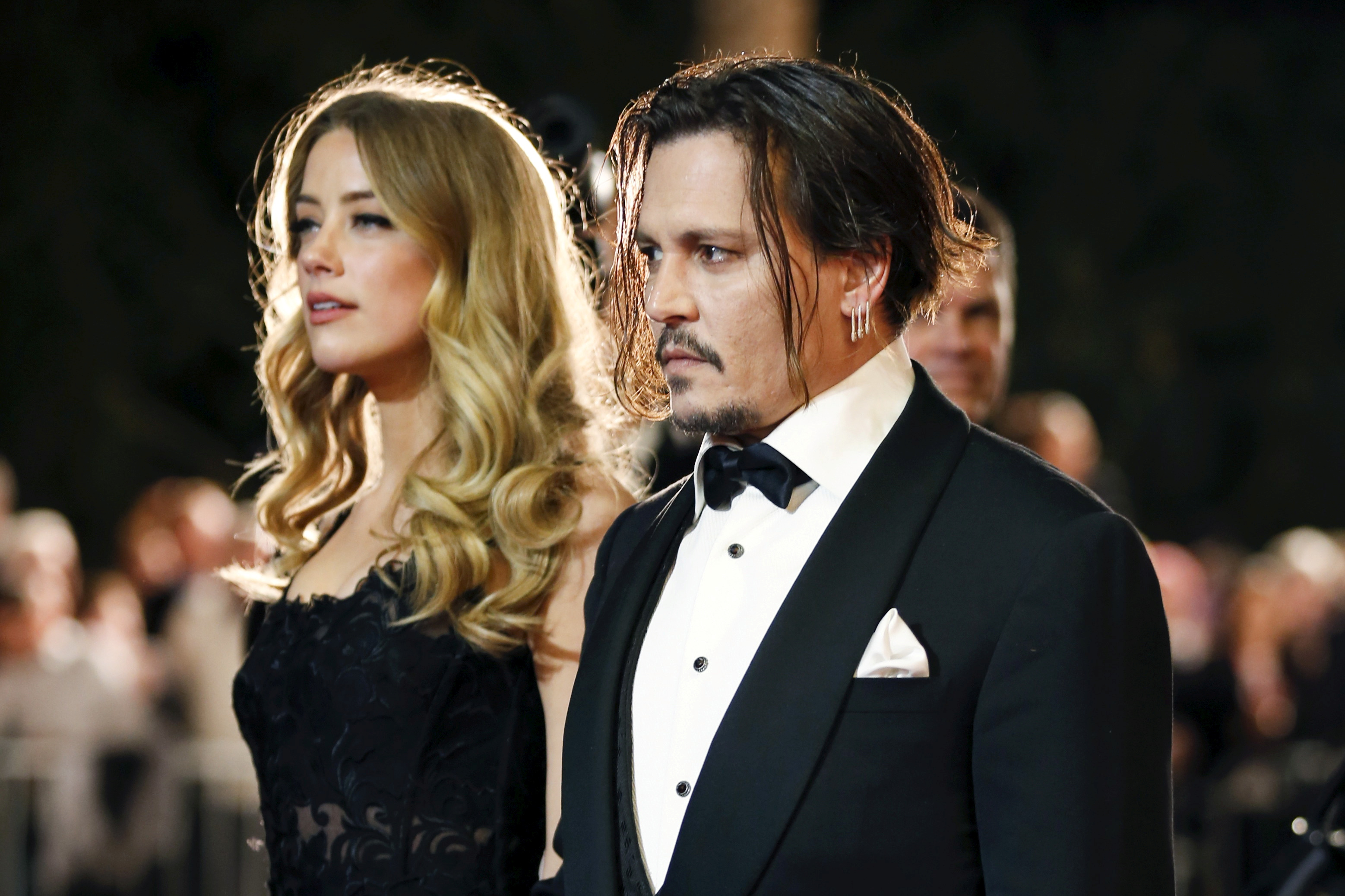 Johnny Depp y su ex esposa Amber Heard (Reuters)