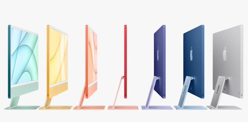 Las nuevas iMac con procesador M1 en siete colores

