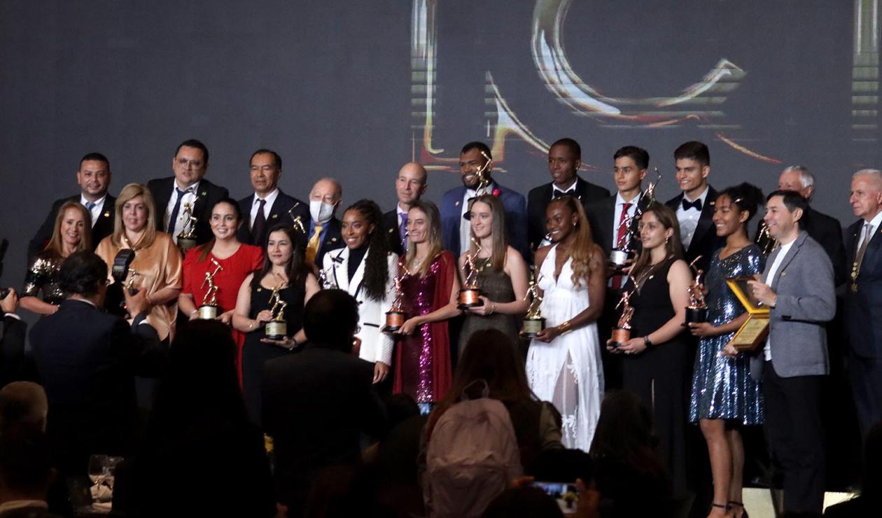 Deportistas exaltados en los premios Altius 2021 del Comité Olímpico Colombiano / (COC)