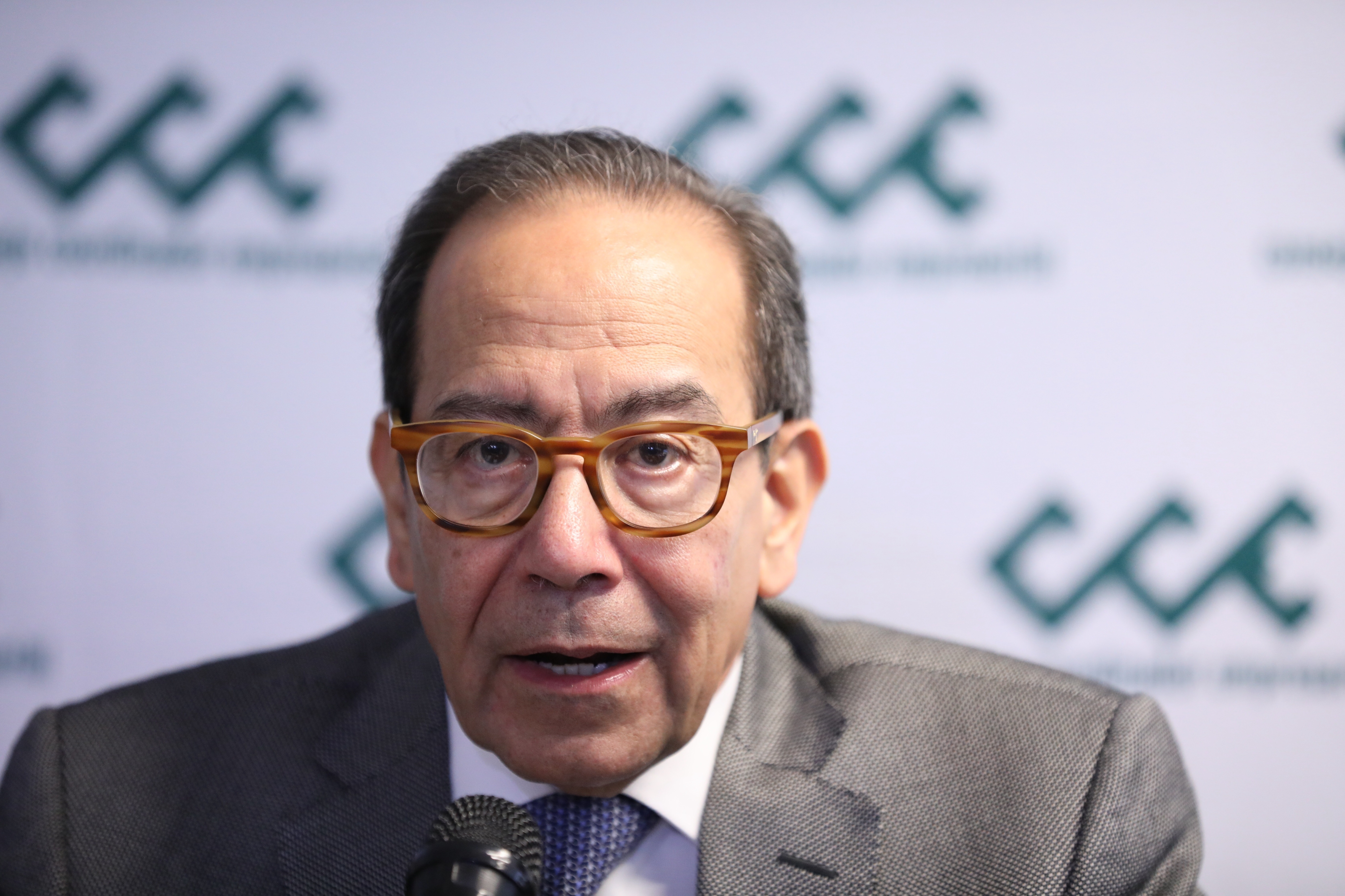 El Presidente del Consejo Coordinador empresarial (CCE), Carlos Salazar Lomelín, no se presentó en el Parlamento Abierto de la Reforma Eléctrica (Foto: EFE / Sáshenka Gutiérrez)