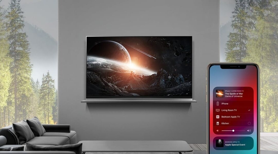 AirPlay from iPhone to TV.  (photo: iPhone News)