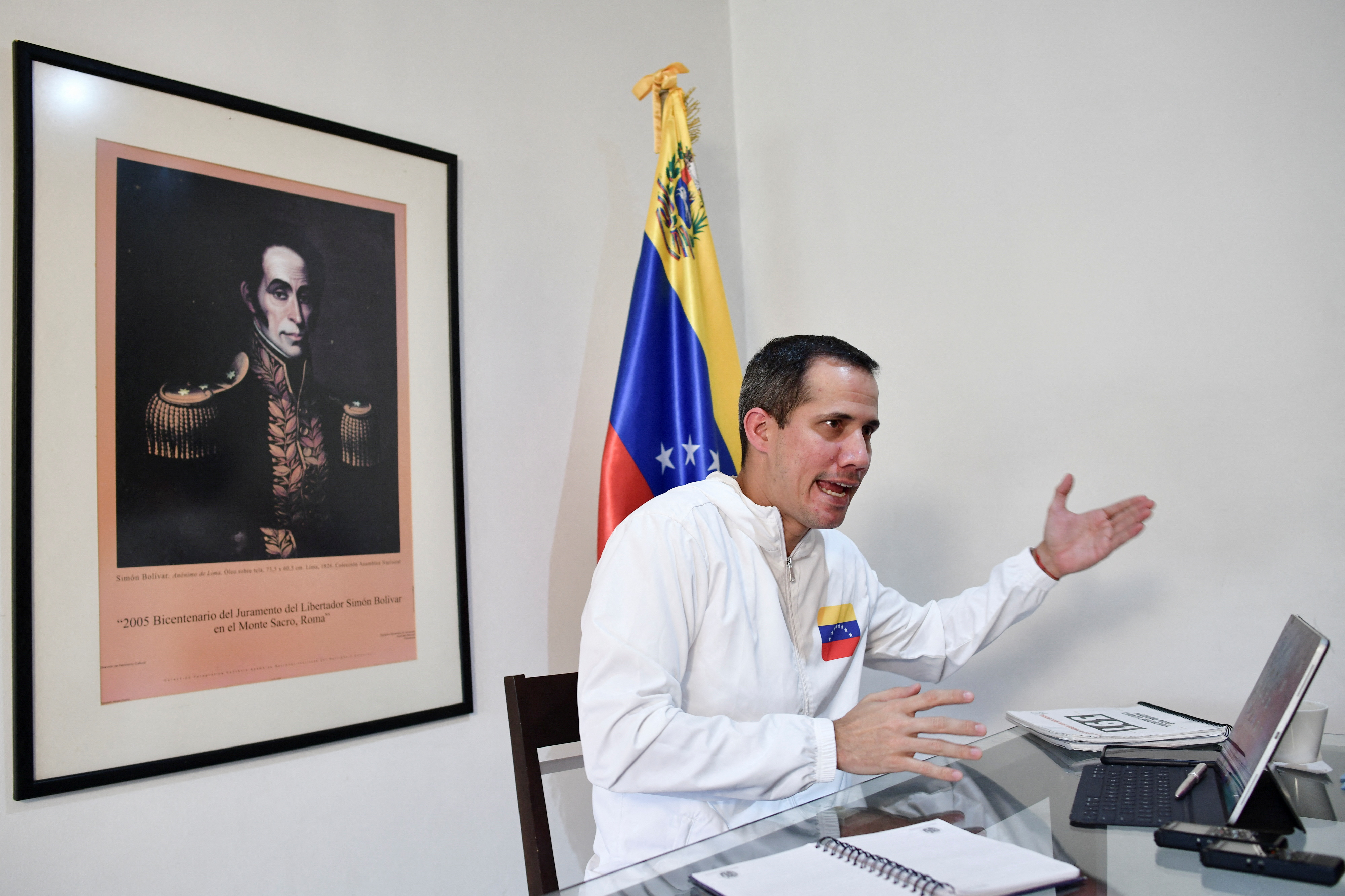 Foto de archivo del líder opositor venezolano Juan Guaidó en Caracas el 6 de diciembre de 2022 (REUTERS/Gaby Oraa)