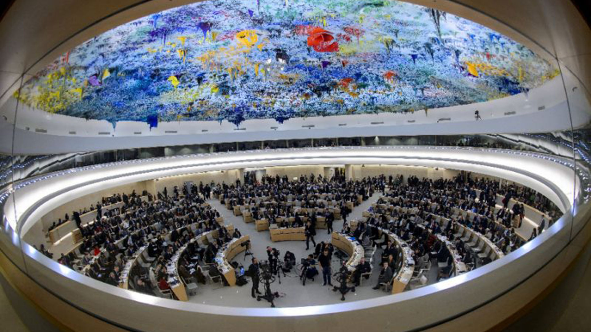 Recinto del Consejo de Derechos Humanos de la ONU, en Ginebra (AFP)
