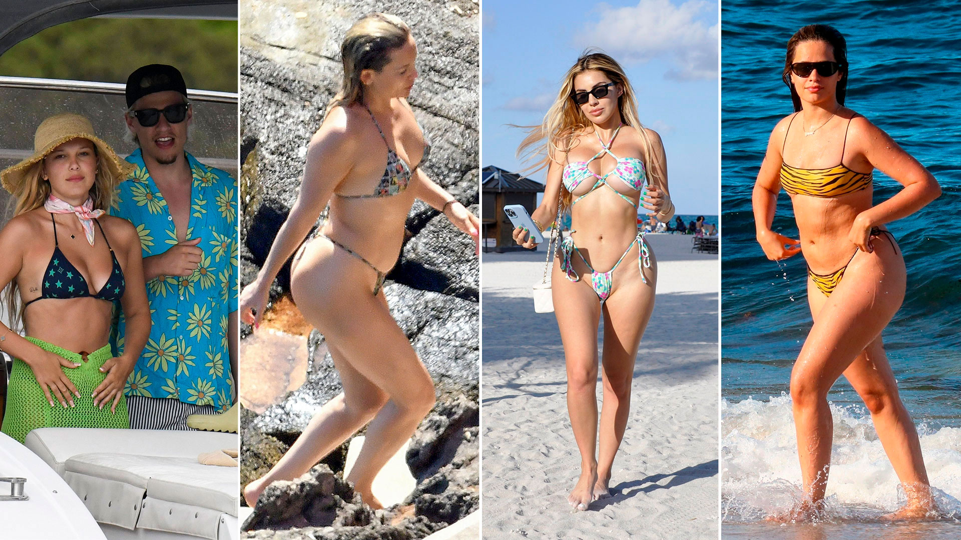 Las románticas vacaciones de Millie Bobby Brown y Jake Bongiovi, el día de playa de Camila Cabello: celebrities en un click