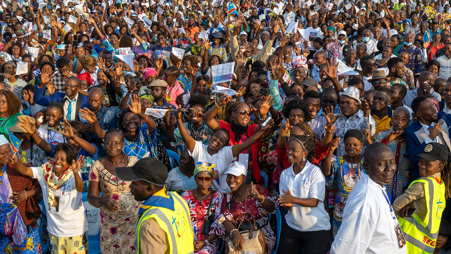 El gobierno de la República Democrática del Congo decretó día festivo. Kinshasa, Congo, miércoles 1 de febrero de 2023. AP/Samy Ntumba Shambuyi