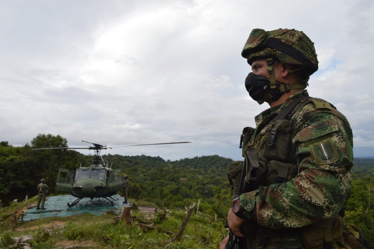 25/10/2020 Un soldado junto a un helicóptero en Colombia
POLITICA SUDAMÉRICA COLOMBIA
EJÉRCITO DE COLOMBIA